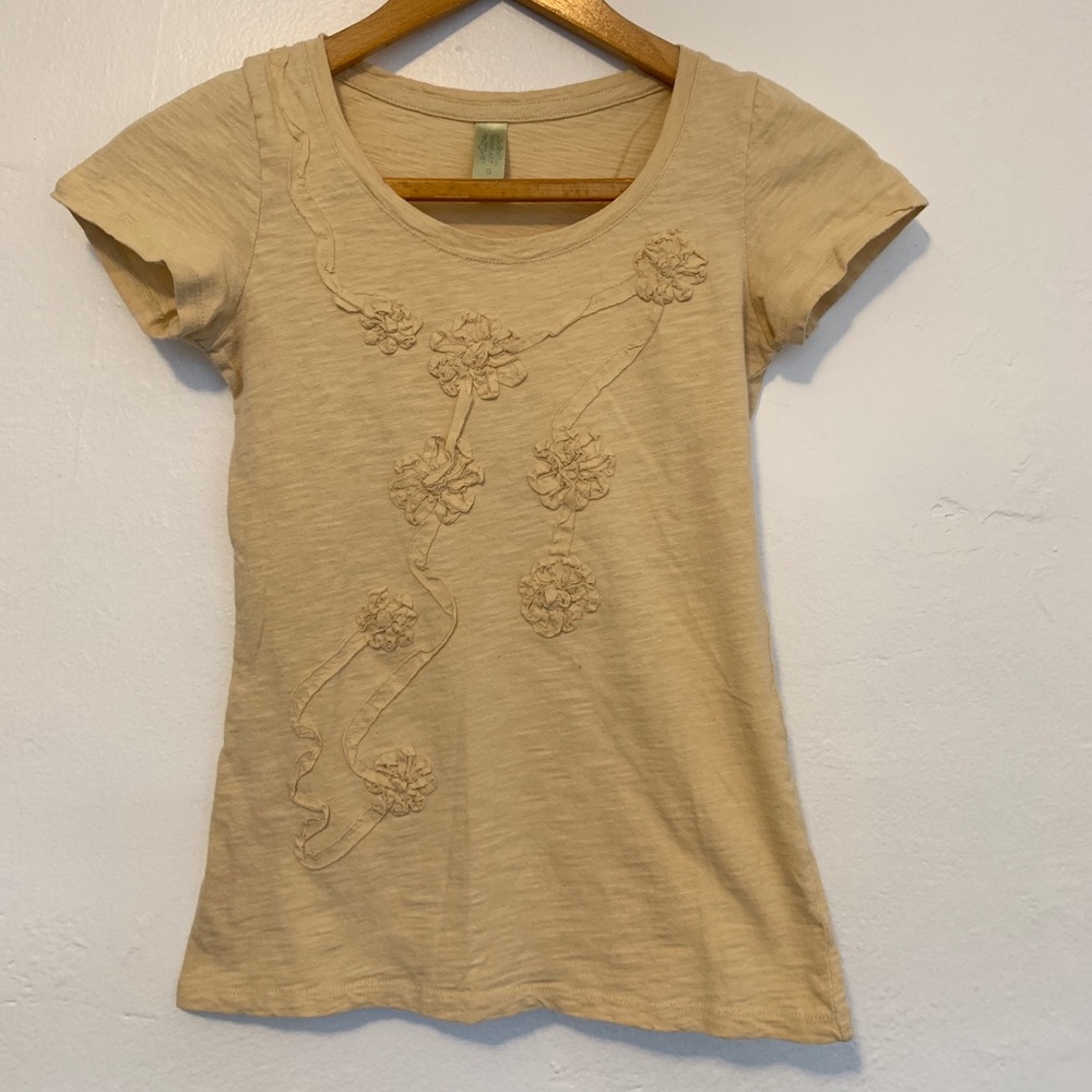 Vintage-yellow Tee Shirt